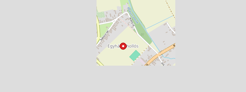 Egyházashollós térképe