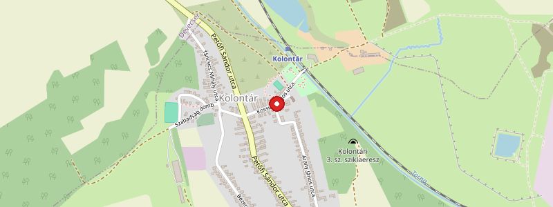 Kolontár térképe