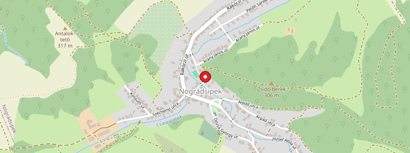 Nógrádsipek térképe