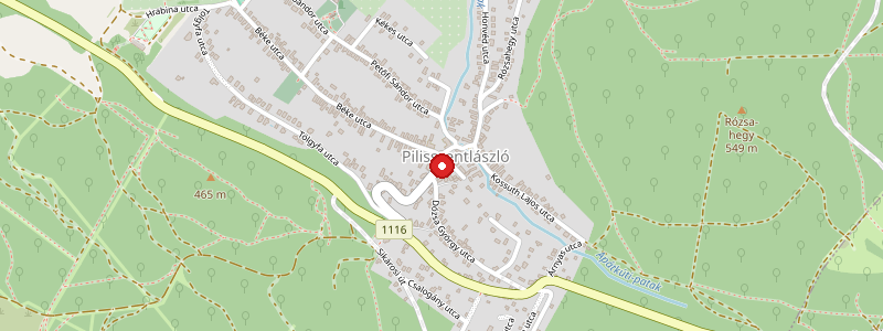 Pilisszentlászló térképe