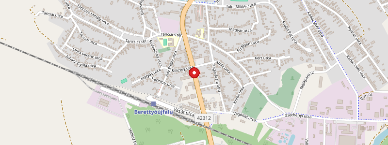 Berettyóújfalu térképe