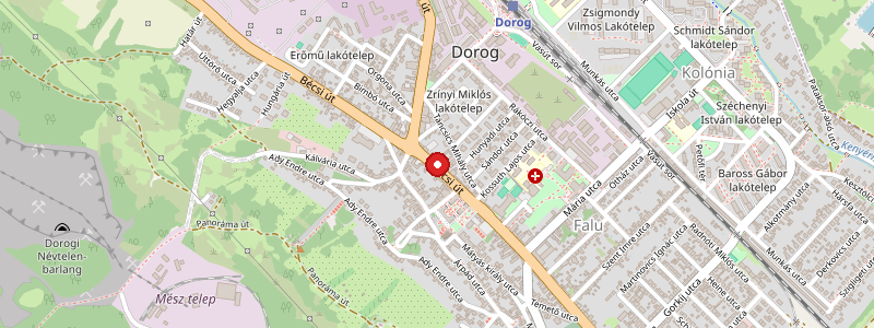 Dorog térképe