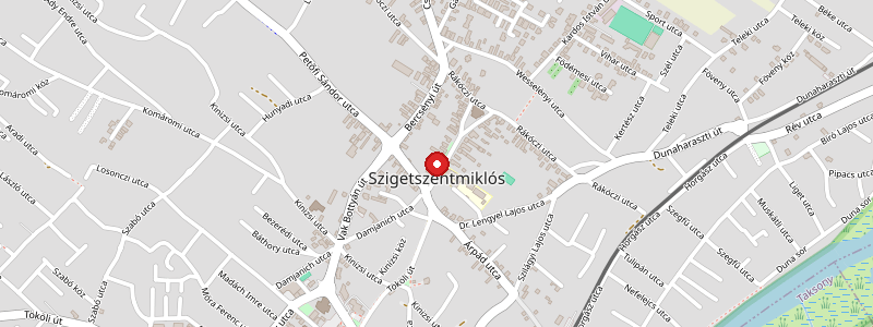Szigetszentmiklós térképe
