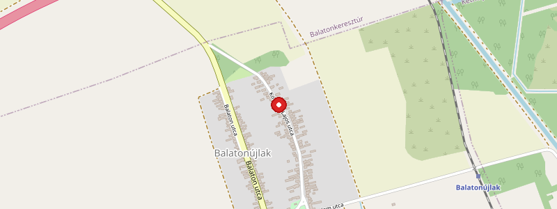 Balatonújlak térképe