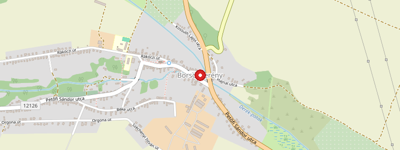 Borsosberény térképe