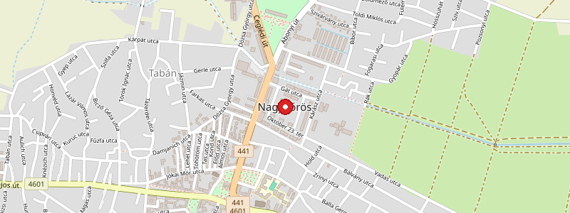Nagykőrös térképe