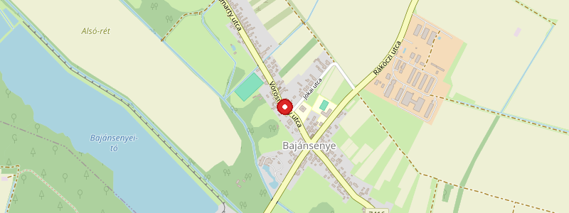 Bajánsenye térképe