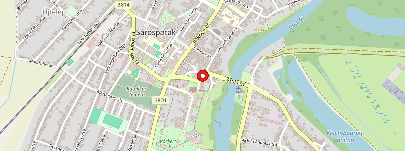 Sárospatak térképe