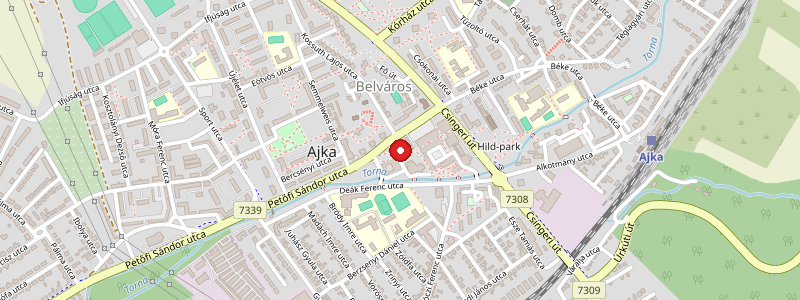Ajka térképe