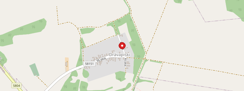 Drávapiski térképe