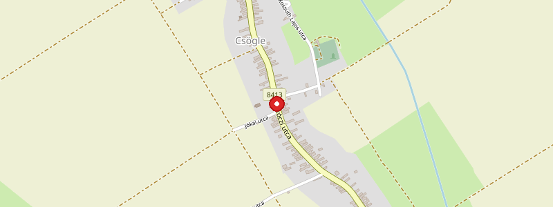 Csögle térképe