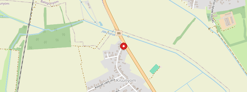 Kisunyom térképe