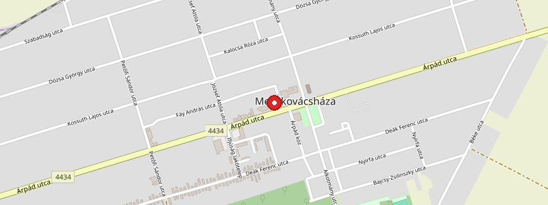 Mezőkovácsháza térképe