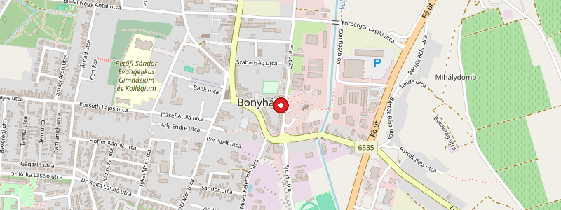 Bonyhád térképe