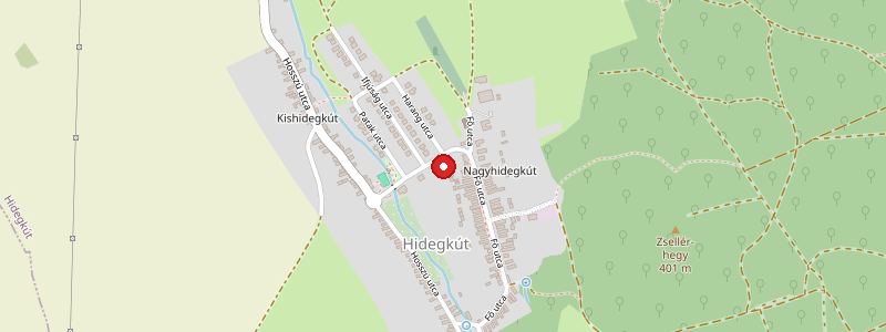 Hidegkút térképe
