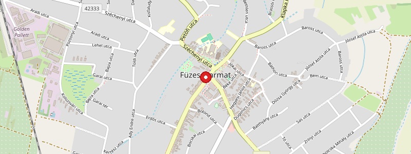 Füzesgyarmat térképe
