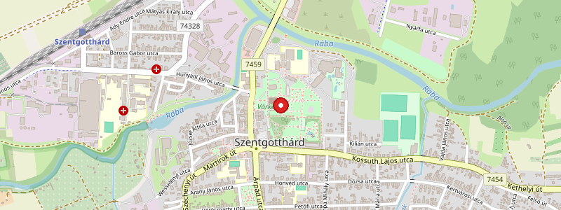 Szentgotthárd térképe