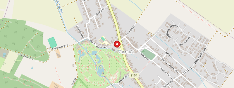 Vácrátót térképe