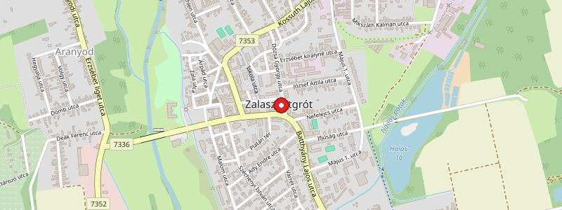Zalaszentgrót térképe