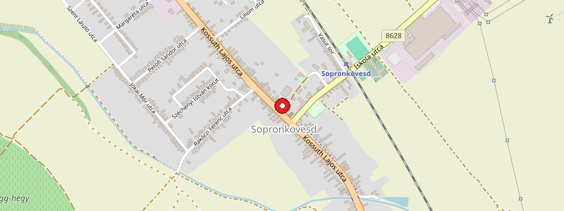 Sopronkövesd térképe