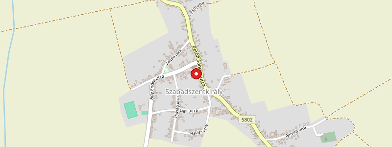 Szabadszentkirály térképe