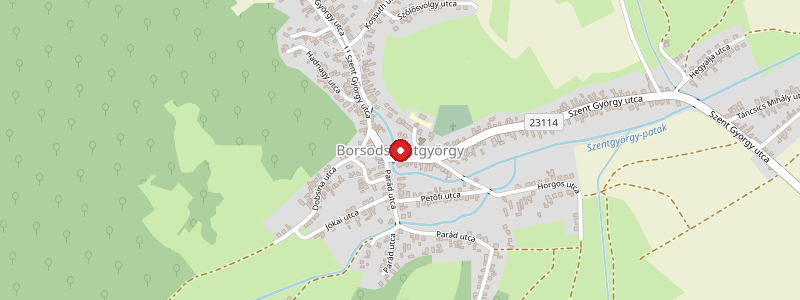 Borsodszentgyörgy térképe