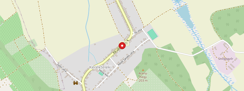 Kerékteleki térképe