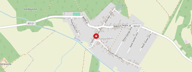 Nagydém térképe