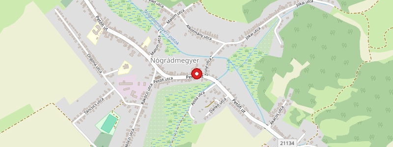 Nógrádmegyer térképe