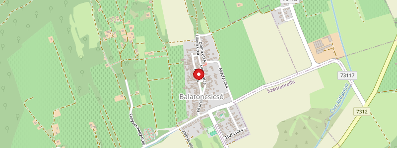 Balatoncsicsó térképe