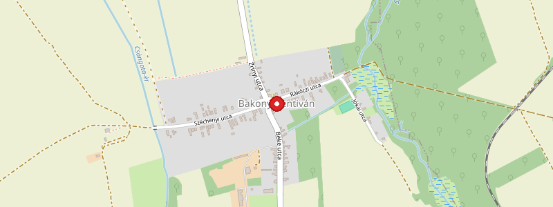 Bakonyszentiván térképe