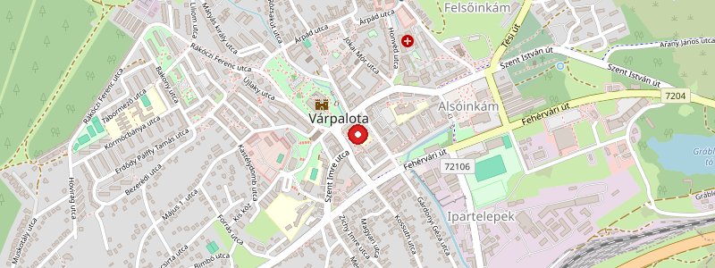 Várpalota térképe