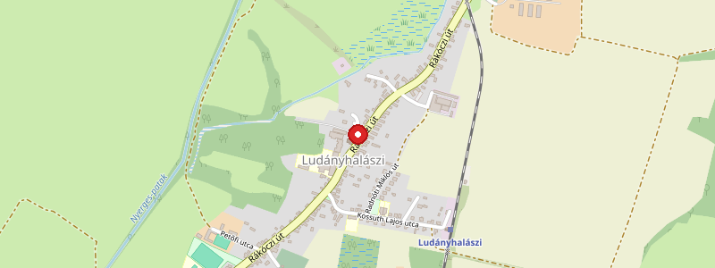 Ludányhalászi térképe