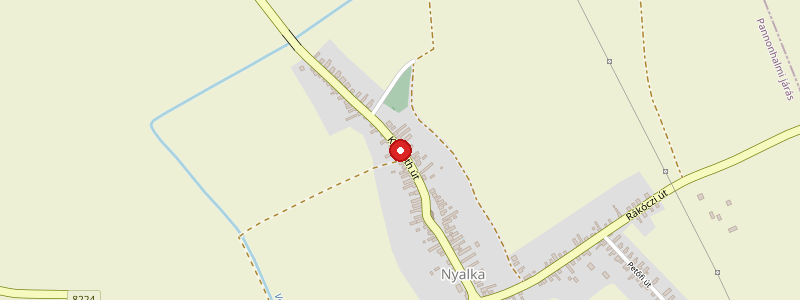 Nyalka térképe