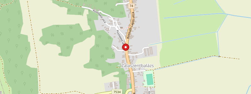 Zalaszentbalázs térképe