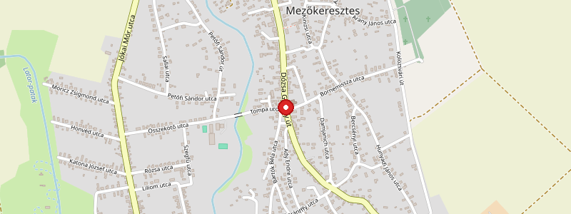 Mezőkeresztes térképe
