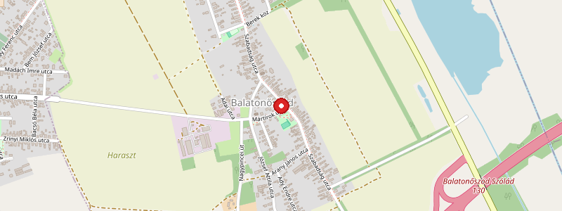 Balatonöszöd térképe