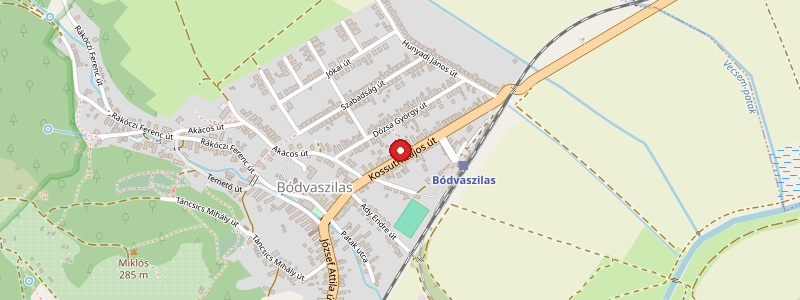 Bódvaszilas térképe