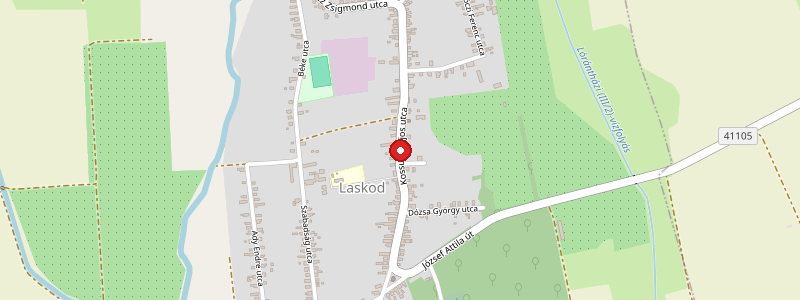 Laskod térképe