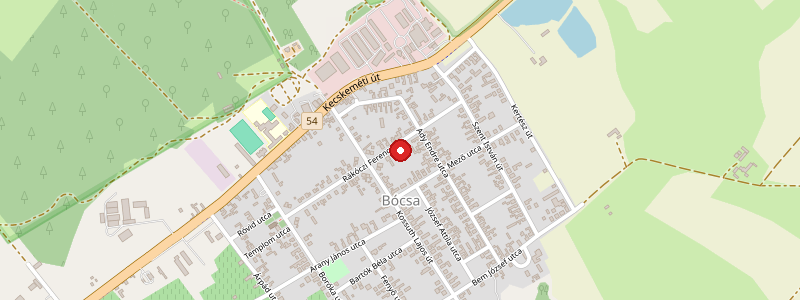 Bócsa térképe