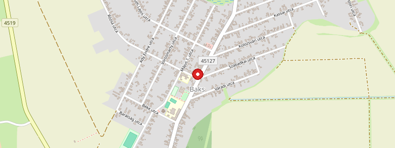 Baks térképe
