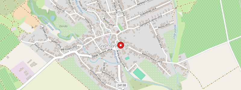Gyöngyöstarján térképe
