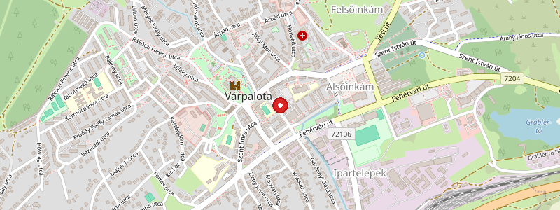 Várpalota térképe