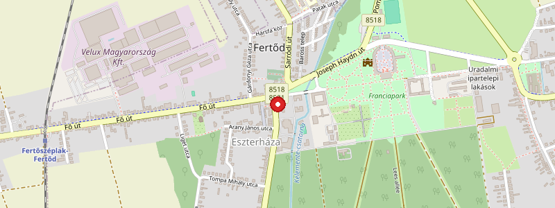 Fertőd térképe