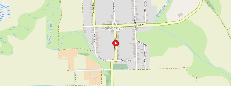 Királyhegyes térképe