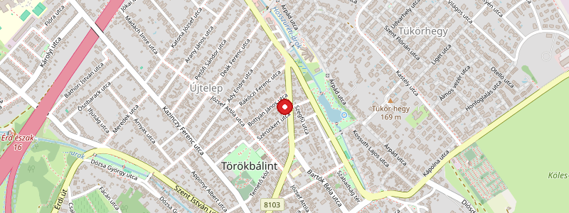 Törökbálint térképe