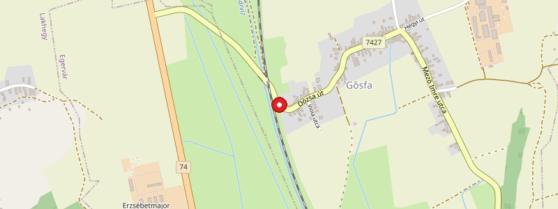 Gősfa térképe