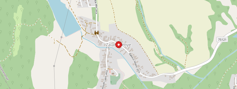 Zalamerenye térképe