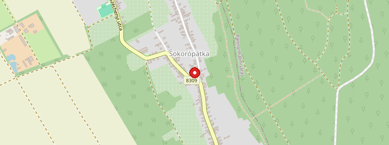 Sokorópátka térképe