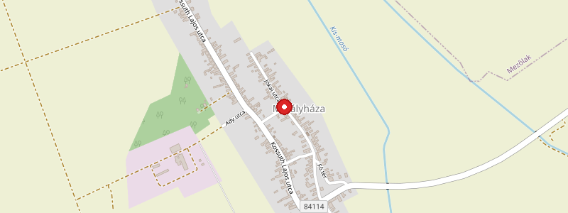 Mihályháza térképe